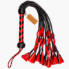 The Black and Red Leather Flogger