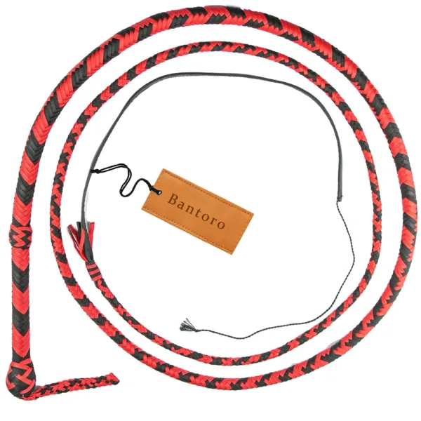 genuine leather bullwhip