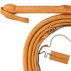 genuine hide leather bullwhip