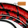 genuine hide leather bullwhip