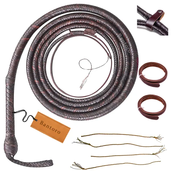 kangaroo leather bullwhip for sale