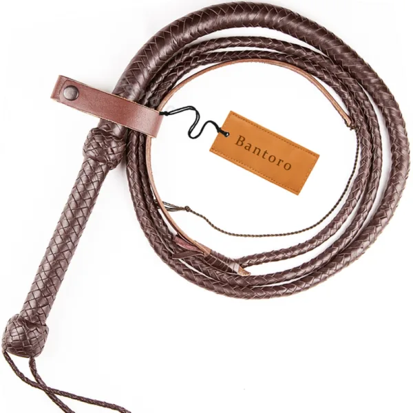 premium leather bullwhip