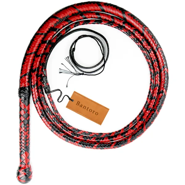 premium leather bullwhip