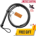 premium leather bullwhip