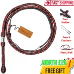 kangaroo leather bullwhip for sale