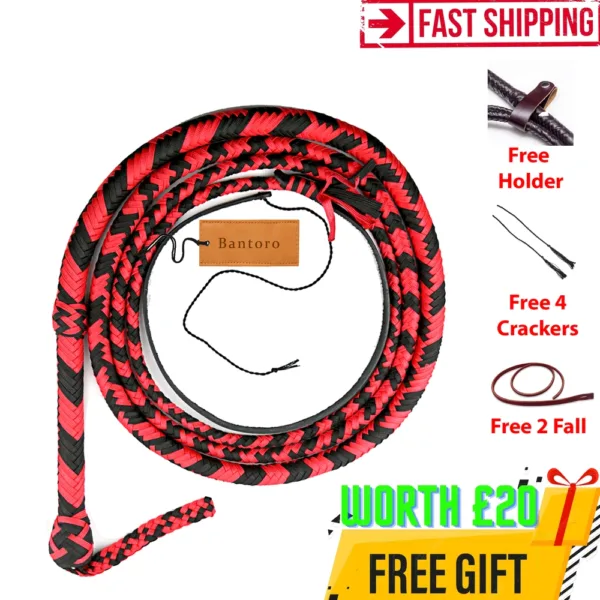 paracord nylon bullwhip