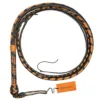 genuine hide leather bullwhip