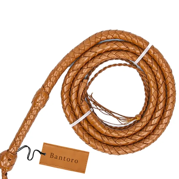 premium leather bullwhip