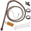 brown leather stockwhip