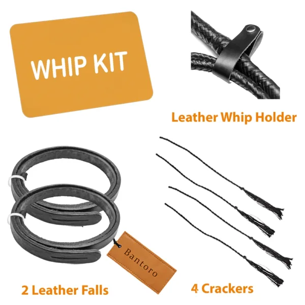 black bullwhip repair kit