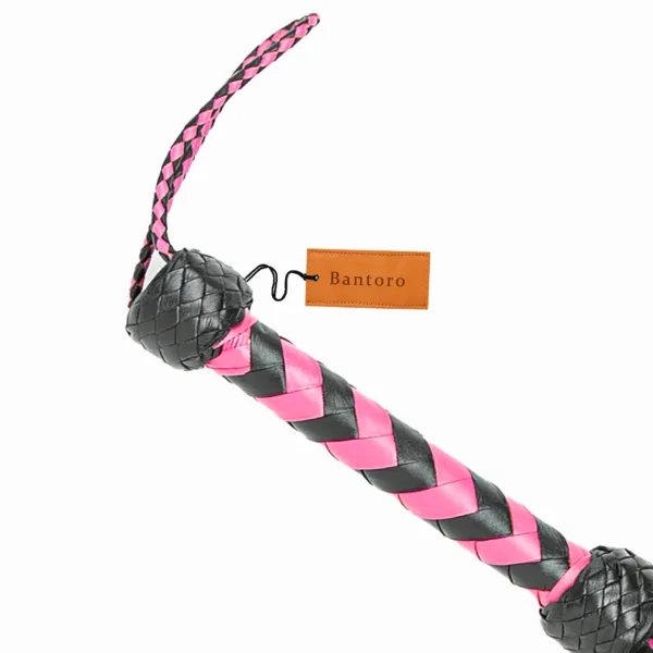 pink-black-leather-flogger