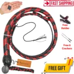 Red and Black Snake Whip