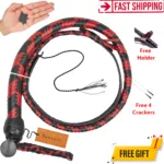 Red and Black Snake Whip