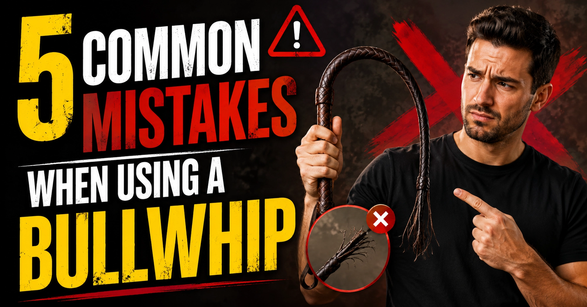 How to use a bullwhip safely for beginners