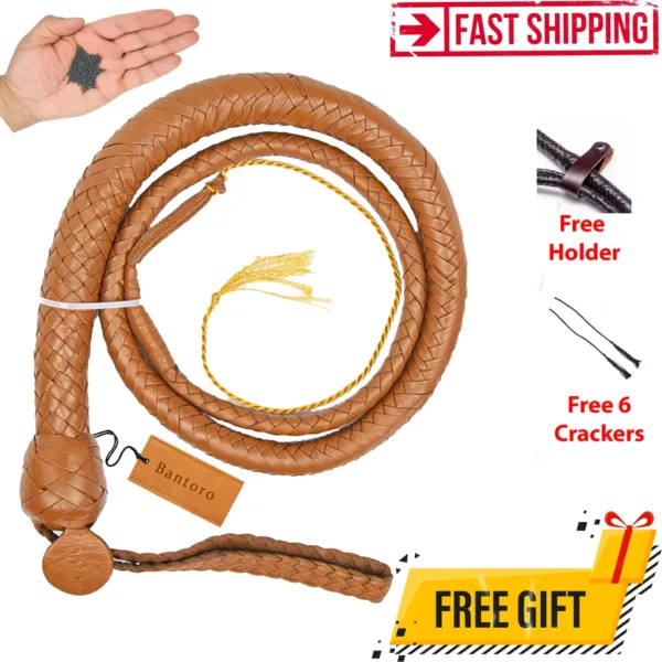 3ft leather snake whip