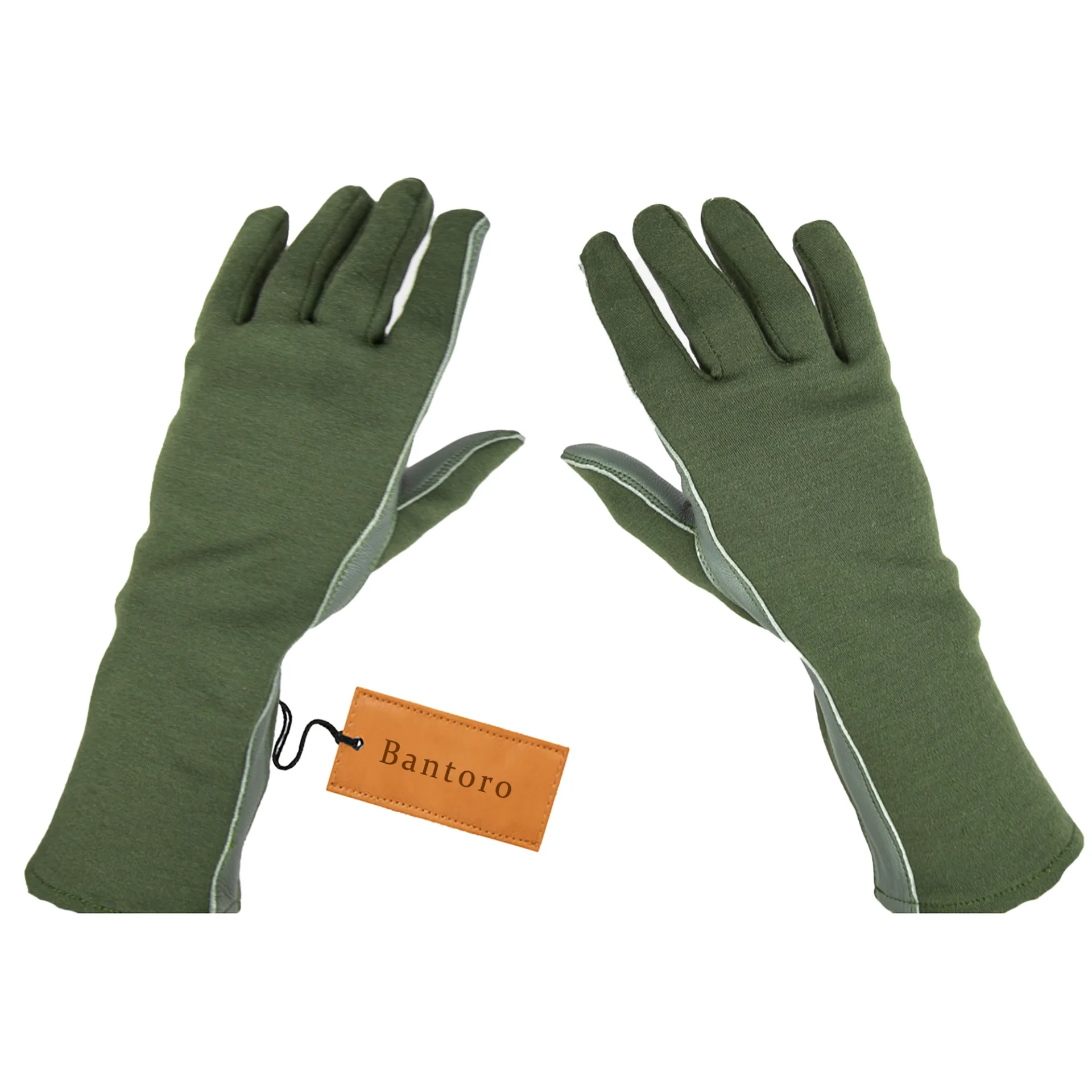 Quality Productz Nomex Flight Flyers Gloves – Fire Resistant – Men's – Black, Green, Tan – Sizes M-2XL