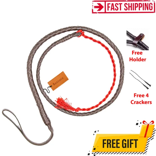 Hunting Leather Whip