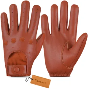 Brown Driving Gloves