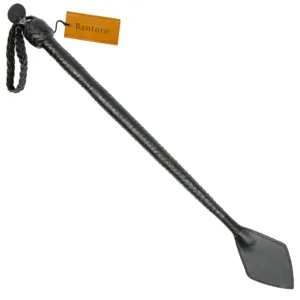 Black Leather BDSM Spanking Paddle