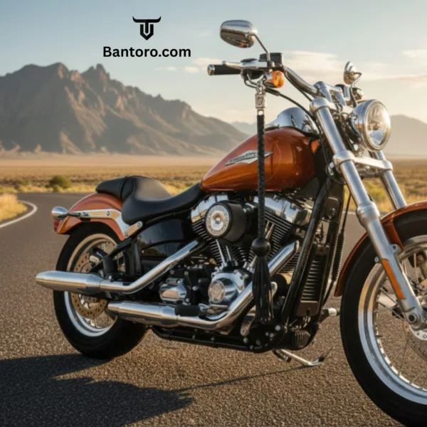 black biker whip for sale with pool ball