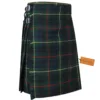 Men’s Scottish kilt side view showing pleated tartan design