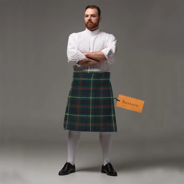 Men’s Scottish kilt made from mid-weight acrylic fabric