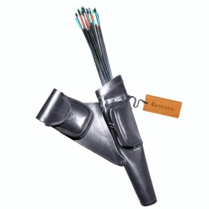 Black Leather Archery Quiver