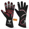 go kart racing gloves breathable lightweight karting gloves back design