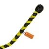 mini pocket whip 3ft yellow black handle close up grip