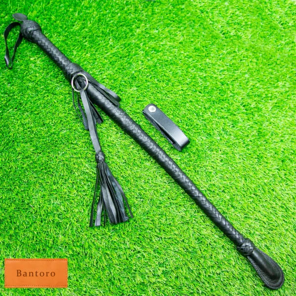 bdsm nagaika whip black full length straight design