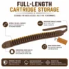 Premium Leather Shotgun Cartridge Belt brown full length cartridge storage design with adjustable buckle