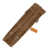 Leather Back Quiver suede brown rear view with adjustable straps