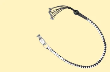 Handcrafted leather motorcycle whip for Harley and custom motorcycles